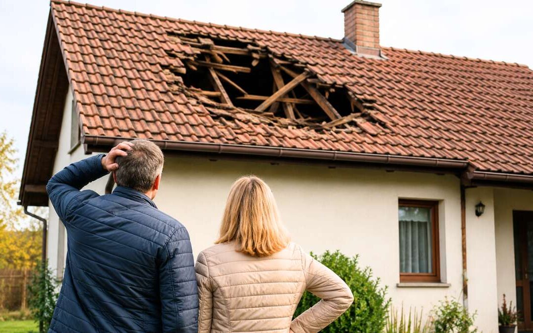 Beszakadt tető egy családi házon – sürgős tetőjavítás és tetőfelújítás országosan